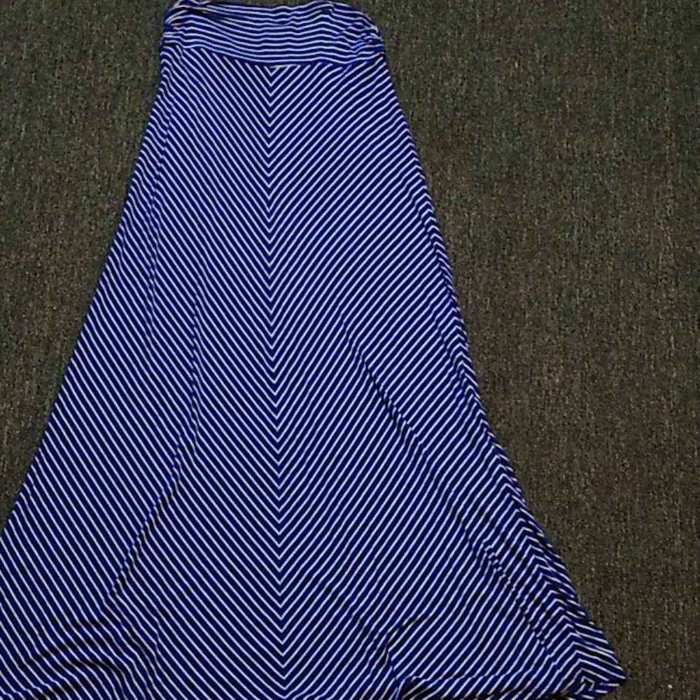 Blue striped maxi!